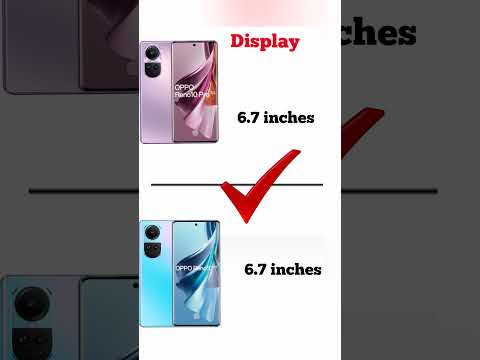 OPPO Reno10 5G vs OPPO Reno10 Pro 5G camer Compare Mobiles #oppo #shorts