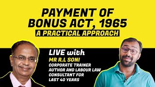 Payment Of Bonus Act, 1965  | Webinar #BizWiser