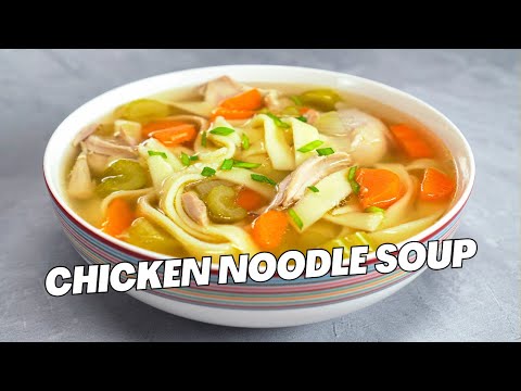 Homemade CHICKEN NOODLE SOUP. Easy Soup Recipe by Always Yummy!