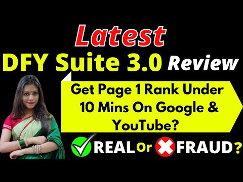 DFY Suite 3.0 Review 😵 Google Page 1 Ranking Under 10 Minutes ??? 😵😵 Real DFY Suite 3.0 Review