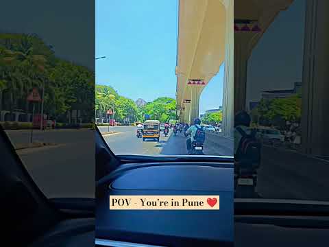 Pune | Exploring Pune Streets 🚘 | Shorts Video 🎥 | Mini Vlogs | #bollywood #bollywoodsongs #music 💯