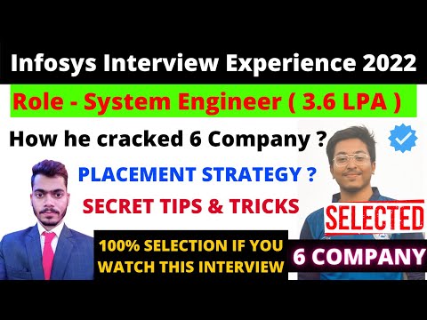 Infosys Interview Experience 2022 | System Engineer Interview | 3.6LPA Interview Experience Infosys