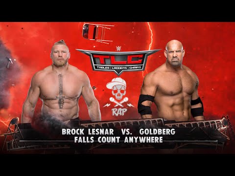 FCA Match with "Rap Battle"🎵 | Brock Lesnar vs. Goldberg | WWE TLC 2024