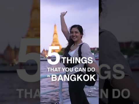 Top 5 things to do in Bangkok! #travelshorts #tanyakhanijowshorts