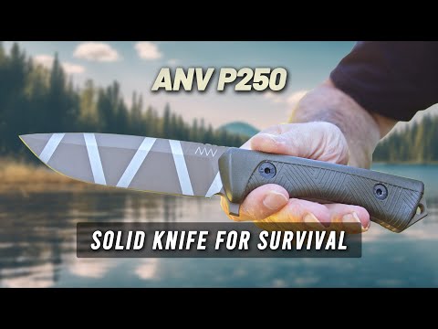 Sturdy, stocky knife : the ANV P250