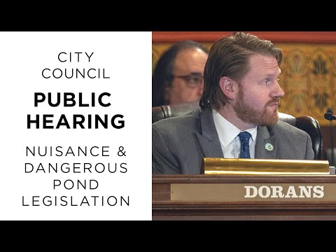 Columbus City Council Public Hearing: Nuisance & Dangerous  Pond Legislation 11/20/24