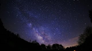 満天の星空と夏の天の川