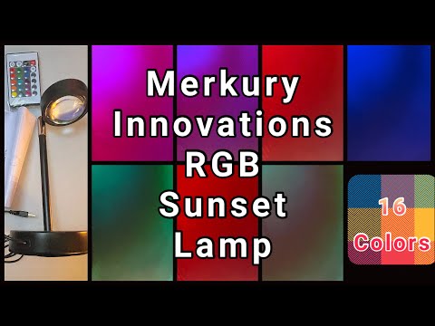 MERKURY INNOVATIONS SUNSET RGB MULTI COLOR LAMP WITH REMOTE