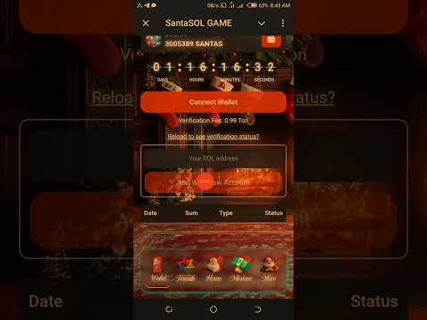 How To Connect Wallet On SantaSol Withdraw | SantaSol Airdrop Update - SantaSol -Withdrawal Memeland