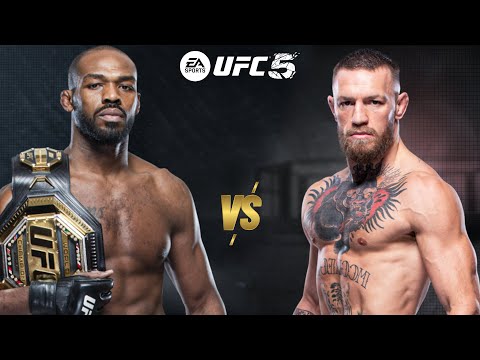 UFC 5 JON JONES VS. CONOR MCGREGOR FOR THE UFC HEAVYWEIGHT CHAMPIONSHIP BELT!