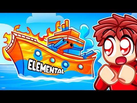 Building ELEMENTAL BOATS in Roblox Build a Boat