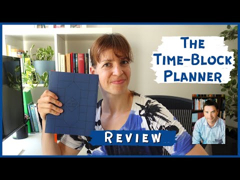 Review: THE TIME-BLOCK PLANNER (Cal Newport) - take a look inside!