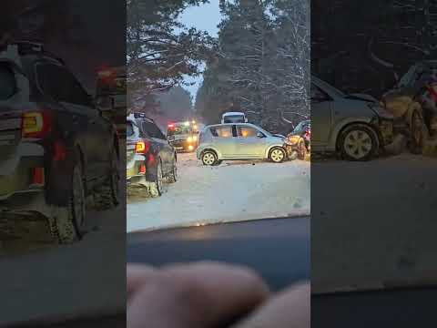 road accident Vilnius Rudamina #shorts #winter