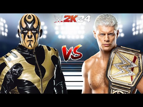 WWE 2K24 CODY RHODES VS. GOLDUST CASKET MATCH FOR THE WWE CHAMPIONSHIP!