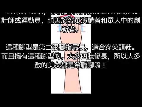 【奇聞趣事】準到你想哭！腳型可以看出一個人的命格和天賦！自由女神的命運也測出!!!