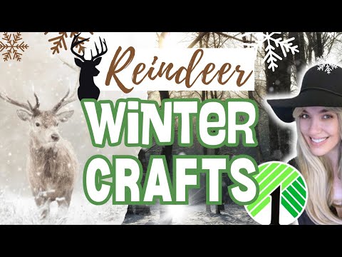 Reindeer themed Winter DIYS | Decorating for after Christmas | Dollar Tree DIY