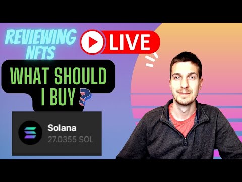 Reviewing and Trading Solana NFTs LIVE