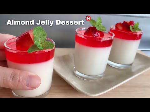 Almond Jelly - Desserts idea for this holiday season [Light & Refreshing]