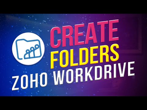 How to create folders in Zoho WorkDrive