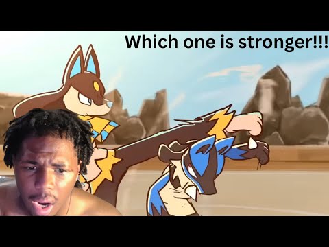 QUAN2FAMOUS1 REACTS TO POKEMON VS PALWORLD ANIMATION (INSANE ENDING)!!!!