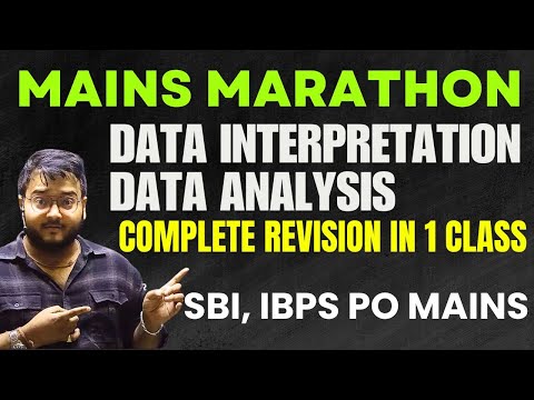 IBPS PO Mains 2024 Complete Marathon Quant | Data Interpretation & Data Analysis by Harshal Agrawal