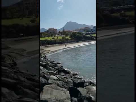 🏝️ Clear water in Playa de Fanabe , Tenerife 🏝️ #tenerife #canaryislands #costaadeje