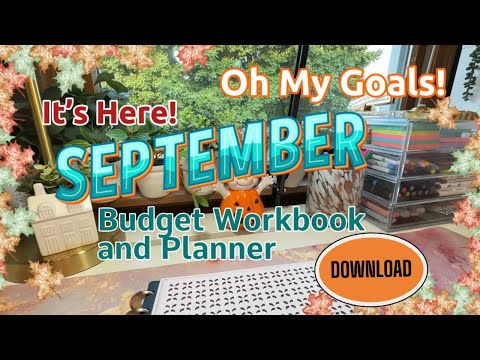 *FREE* September Budget Workbook Planner Kit Downloads AVAILABLE NOW! | Oh My Goals!