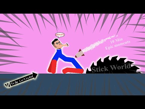 10 Min Best falls | Stickman Dismounting funny and epic moments | Like a boss compilation #712