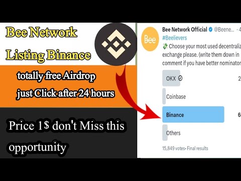 bee network listing on binance | bee network new update | join free Airdrop without investment