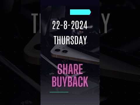 Current Buyback Offers: 22-Aug-2024