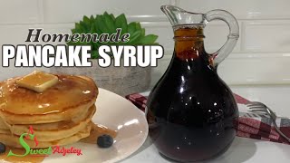 How To Make Maple Syrup At Home | How To Make Pancake Syrup | Homemade Maple Flavored Syrup Recipe