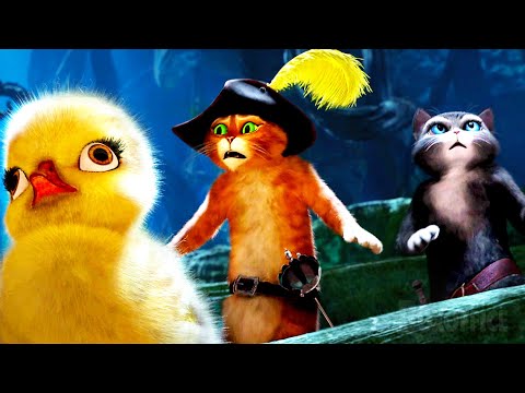 Las mejores escenas de aventuras de El gato con botas 🌀 4K