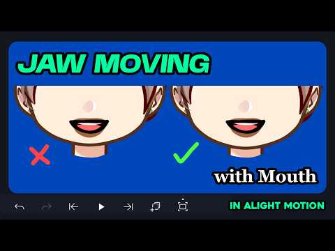 3 WAYS to move the Jaw with Mouth in Alight Motion!