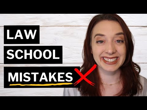 Top 5 Law School Mistakes