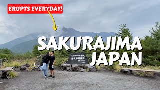 We Visited Japan's MOST ACTIVE Volcano (Sakurajima Island)