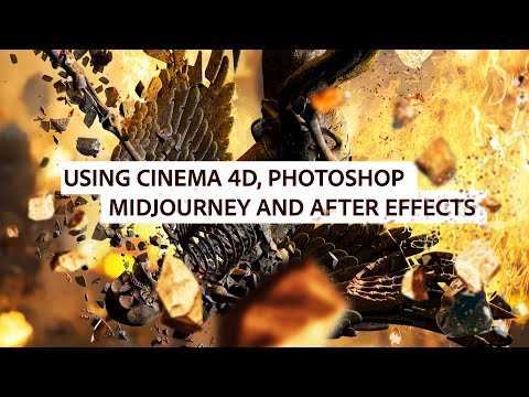 How To Use Cineama 4D, Photoshop, MidJourney and After Effects Together To Create Amazing Videos