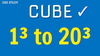 1 To 20 Cube | Cube 1 to 20 | 1 to 20 Cube | Cube 1 se 20 tak | Cube table 1 to 20