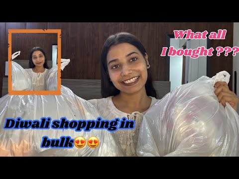 Sadar se bulk m diwali shopping | Wholesale rate 😍 || #jaatnivlog #diwali