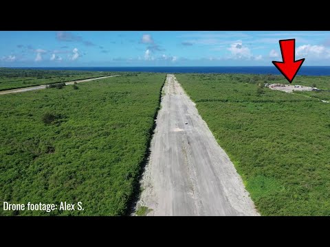 Tinian Island Runway Drone Footage | Historic Runways 80 Years Later | Able, Enola Gay, Hiroshima