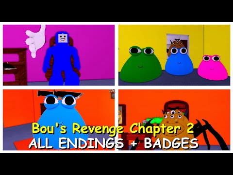 Bou's Revenge Chapter 2 in Roblox  All Endings + Badges