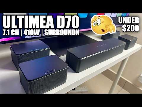 We Tested the $200 Ultimea Poseidon D70 Surround Soundbar - Any Good?