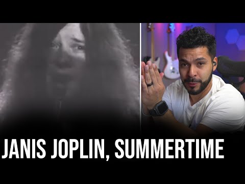 My first time listening Janis Joplin was SO SATISFYING... Summertime (Reaction!)