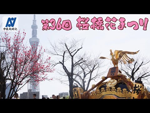 桜橋花まつり 2024年3月31日(日)【中屋歳時記】