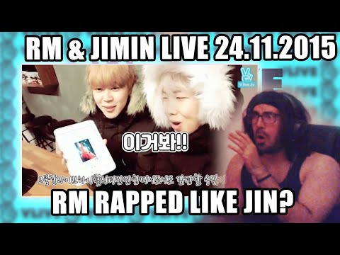 RM & JIMIN - BTS LIVE | Vlive #19 | Reaction