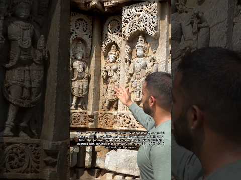 Soapstone Gopura of Veeranarayana Temple: A Hoysala Masterpiece #narayan #gopuram #soapstone #shorts