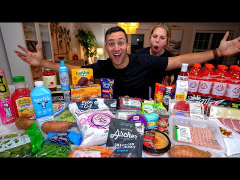 Massive High Protein/Low Calorie Grocery Haul + Quick Meal Prep Recipes!