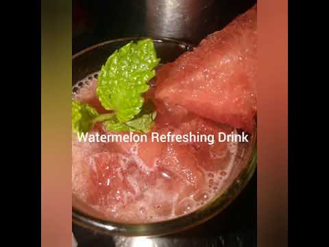 Summer Time Refreshing Drink #watermelon #Summer drink