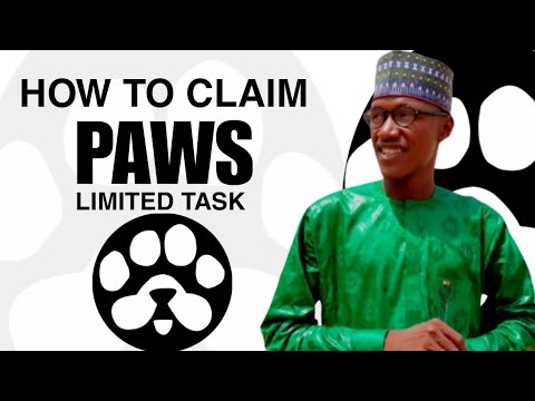 HOW TO CLAIM PAWS LIMITED TASK 01/ DECEMBER/ 2024