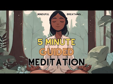 Mindful Breathing 5 Minute Meditation | Deepen Your Presence | Short Daily Morning Meditation