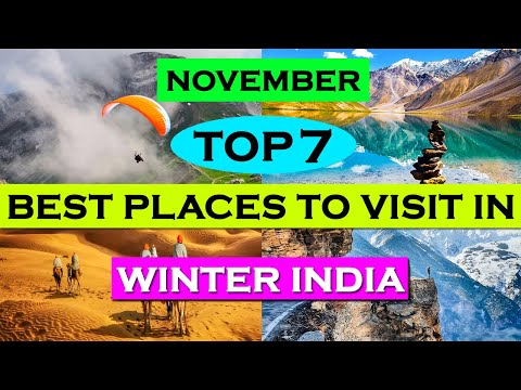 Top 7 Places To Visit In November In India | Winter Destination #winter